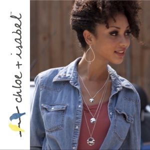 Chloe and Isabel three row paillette necklace